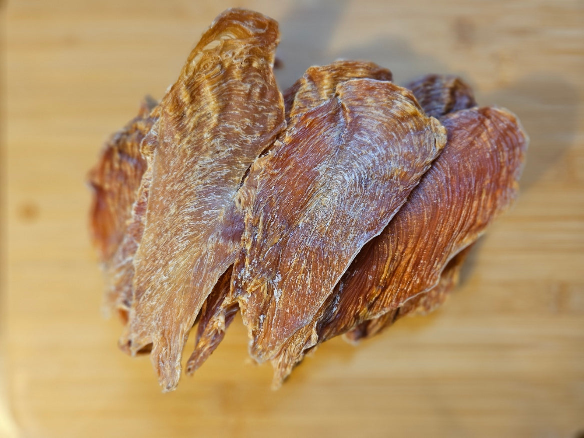 Dehydrated chicken breast